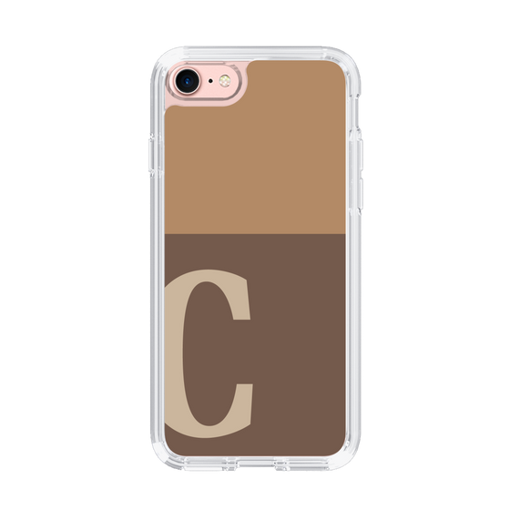 Slim Protection Case［ Original - initial two tone - C brown ］
