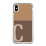 Slim Protection Case［ Original - initial two tone - C brown ］