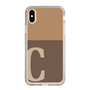 Slim Protection Case［ Original - initial two tone - C brown ］
