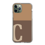 Slim Protection Case［ Original - initial two tone - C brown ］