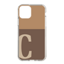 Slim Protection Case［ Original - initial two tone - C brown ］