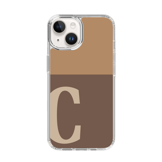 Slim Protection Case［ Original - initial two tone - C brown ］