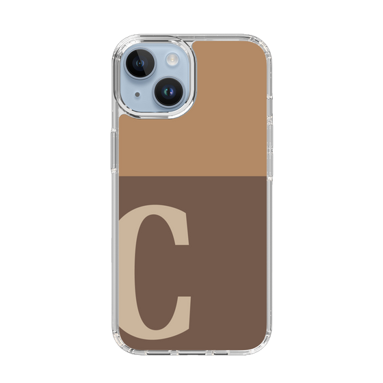 Slim Protection Case［ Original - initial two tone - C brown ］