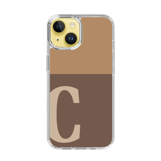 Slim Protection Case［ Original - initial two tone - C brown ］