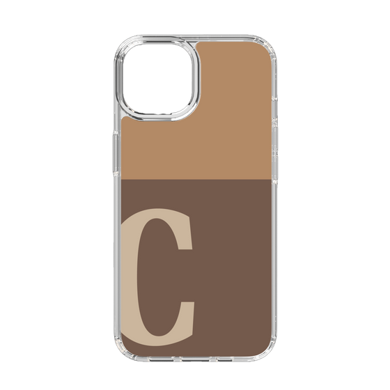 Slim Protection Case［ Original - initial two tone - C brown ］