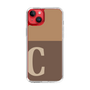 Slim Protection Case［ Original - initial two tone - C brown ］