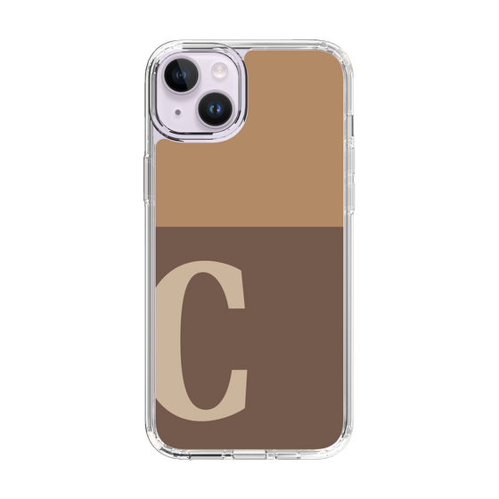 Slim Protection Case［ Original - initial two tone - C brown ］