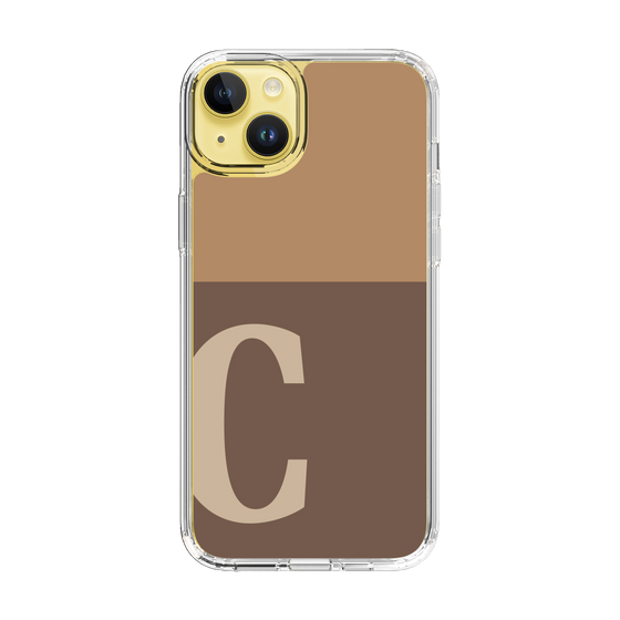 Slim Protection Case［ Original - initial two tone - C brown ］