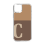 Slim Protection Case［ Original - initial two tone - C brown ］
