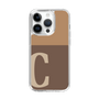 Slim Protection Case［ Original - initial two tone - C brown ］