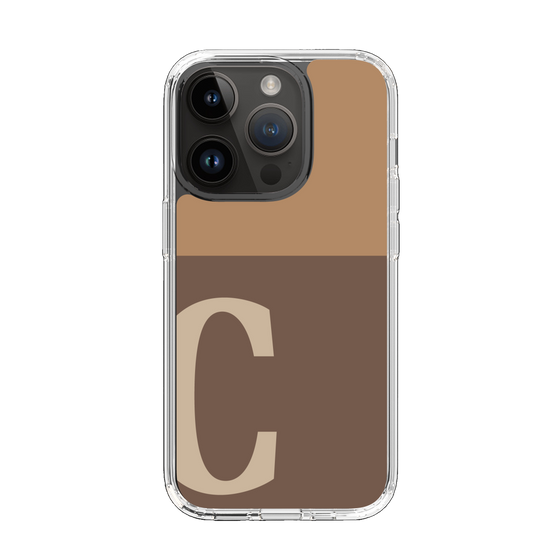 Slim Protection Case［ Original - initial two tone - C brown ］
