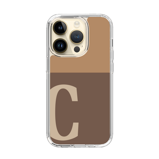 Slim Protection Case［ Original - initial two tone - C brown ］