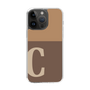 Slim Protection Case［ Original - initial two tone - C brown ］