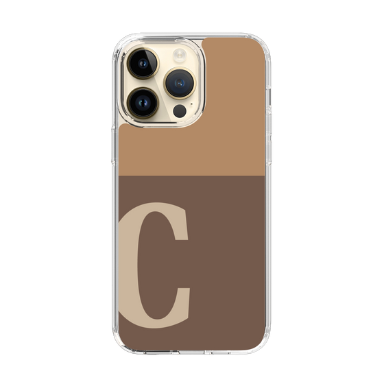 Slim Protection Case［ Original - initial two tone - C brown ］