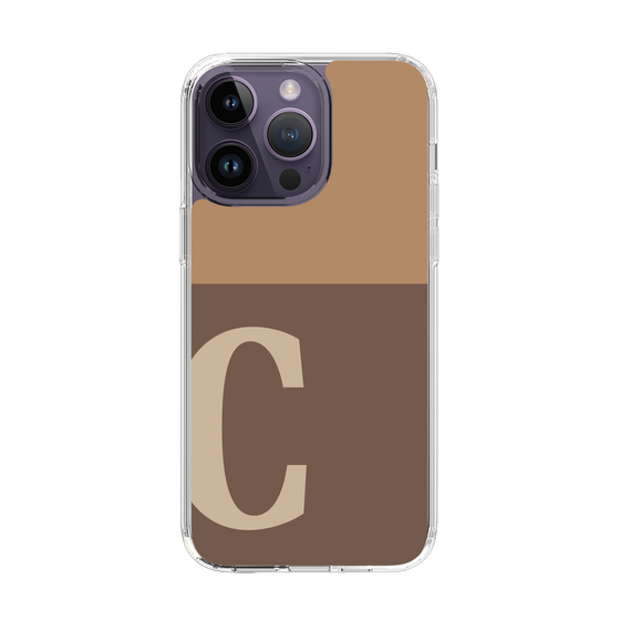 Slim Protection Case［ Original - initial two tone - C brown ］