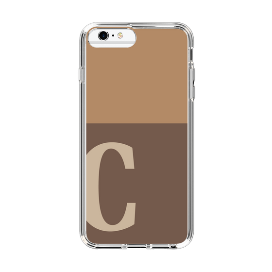 Slim Protection Case［ Original - initial two tone - C brown ］