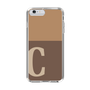 Slim Protection Case［ Original - initial two tone - C brown ］