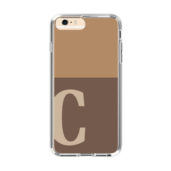 Slim Protection Case［ Original - initial two tone - C brown ］