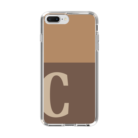 Slim Protection Case［ Original - initial two tone - C brown ］