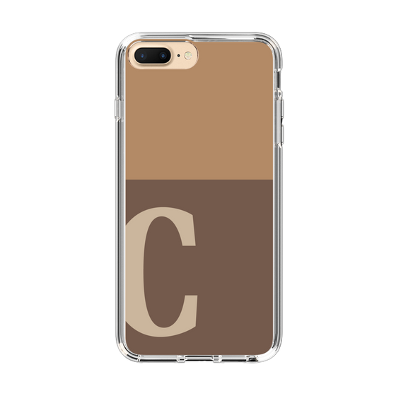 Slim Protection Case［ Original - initial two tone - C brown ］