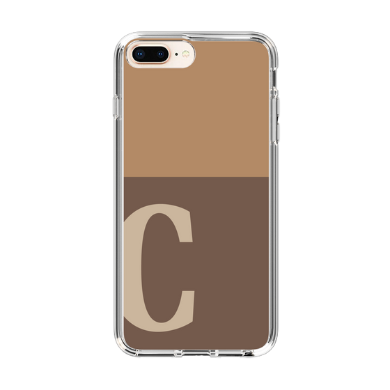 Slim Protection Case［ Original - initial two tone - C brown ］