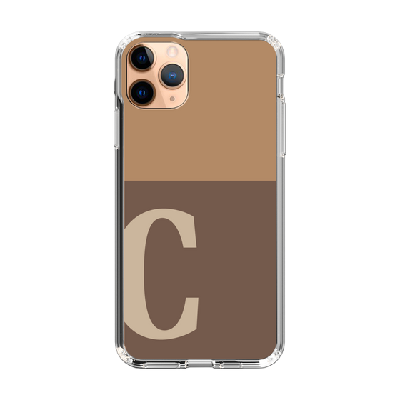 Slim Protection Case［ Original - initial two tone - C brown ］