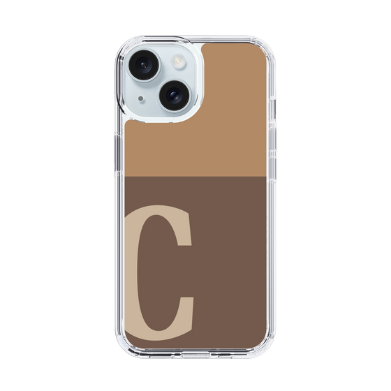 Slim Protection Case［ Original - initial two tone - C brown ］