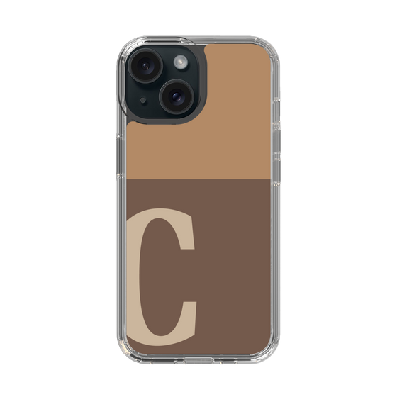 Slim Protection Case［ Original - initial two tone - C brown ］
