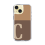 Slim Protection Case［ Original - initial two tone - C brown ］