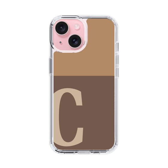 Slim Protection Case［ Original - initial two tone - C brown ］