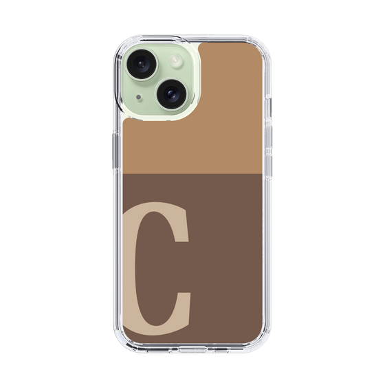 Slim Protection Case［ Original - initial two tone - C brown ］