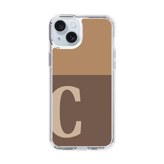 Slim Protection Case［ Original - initial two tone - C brown ］