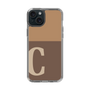 Slim Protection Case［ Original - initial two tone - C brown ］