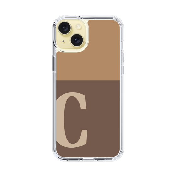 Slim Protection Case［ Original - initial two tone - C brown ］