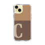 Slim Protection Case［ Original - initial two tone - C brown ］