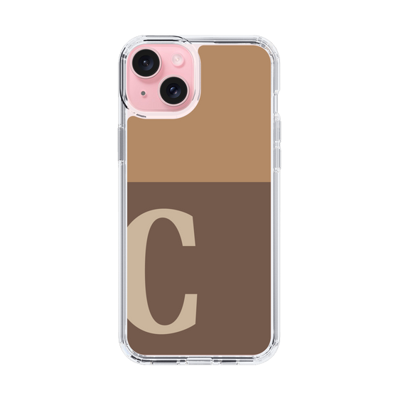 Slim Protection Case［ Original - initial two tone - C brown ］