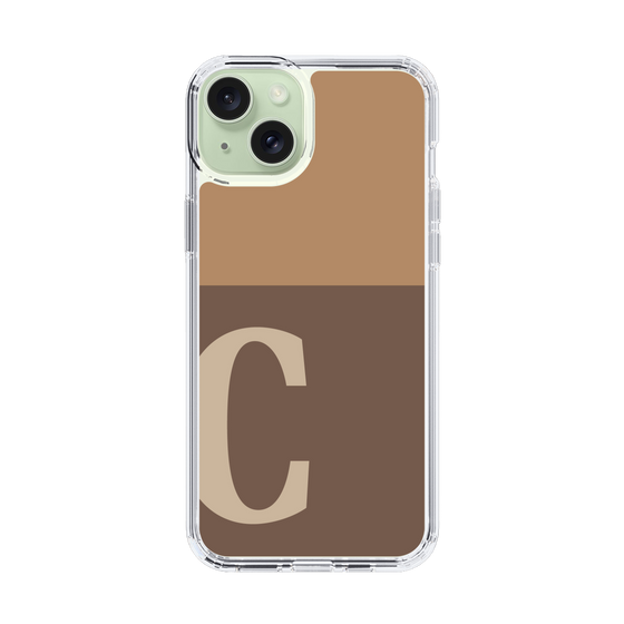 Slim Protection Case［ Original - initial two tone - C brown ］