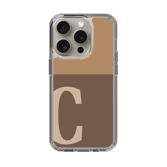 Slim Protection Case［ Original - initial two tone - C brown ］