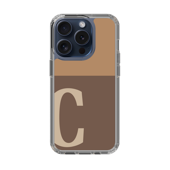 Slim Protection Case［ Original - initial two tone - C brown ］