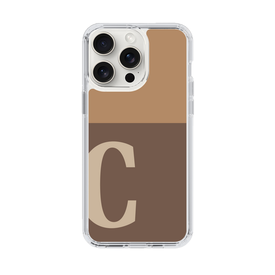 Slim Protection Case［ Original - initial two tone - C brown ］