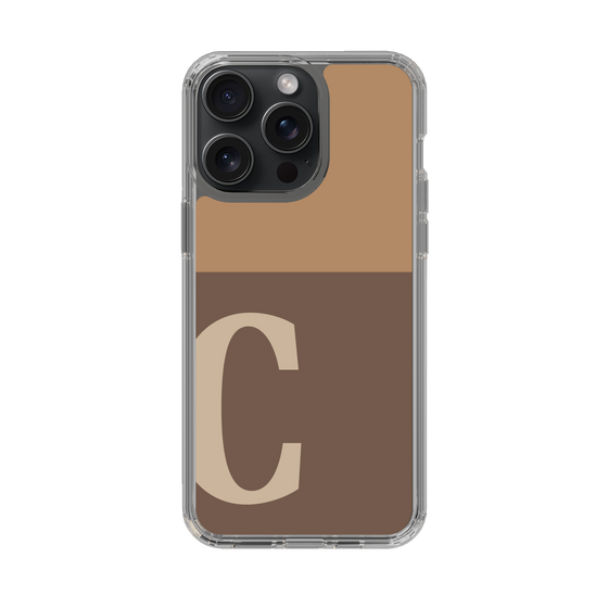 Slim Protection Case［ Original - initial two tone - C brown ］