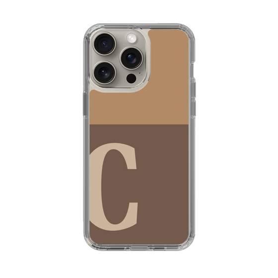 Slim Protection Case［ Original - initial two tone - C brown ］