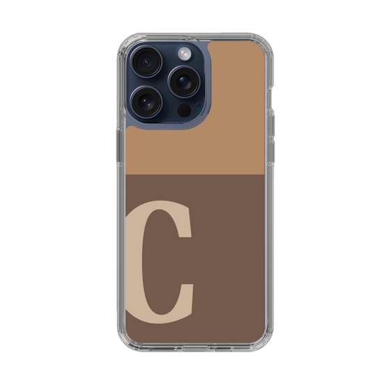 Slim Protection Case［ Original - initial two tone - C brown ］