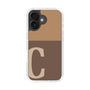 Slim Protection Case［ オリジナル - initial two tone - C brown ］