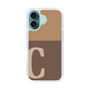 Slim Protection Case［ オリジナル - initial two tone - C brown ］
