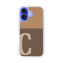 Slim Protection Case［ オリジナル - initial two tone - C brown ］