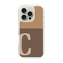 Slim Protection Case［ オリジナル - initial two tone - C brown ］