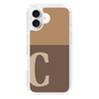 Slim Protection Case［ オリジナル - initial two tone - C brown ］