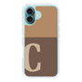 Slim Protection Case［ オリジナル - initial two tone - C brown ］