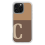Slim Protection Case［ オリジナル - initial two tone - C brown ］